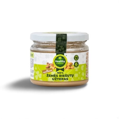 Žemės riešutų užtepas su gabaliukais, 250g
