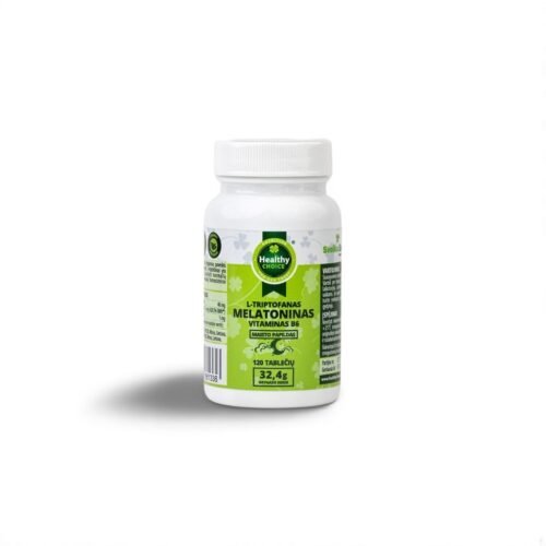 Melatoninas + Tryptofan + B6 120 tablečių