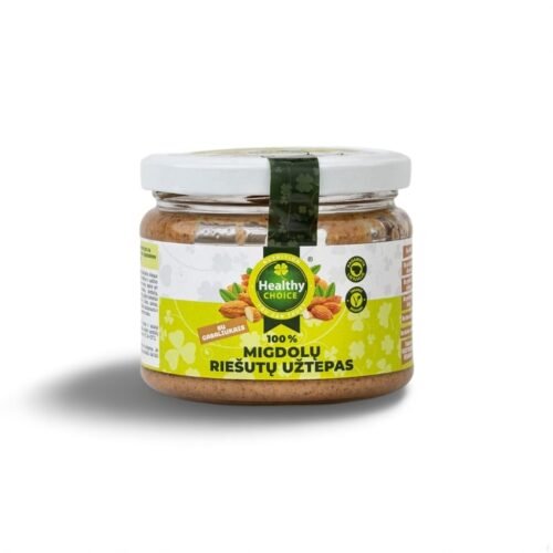 Migdolų riešutų užtepas su gabaliukais, 250g