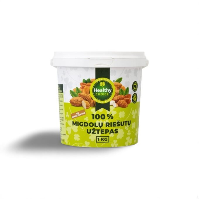 Migdolų riešutų užtepas su gabaliukais, 1kg