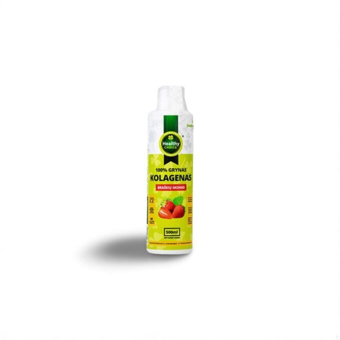 100% grynas kolagenas braškių skonio, 500ml